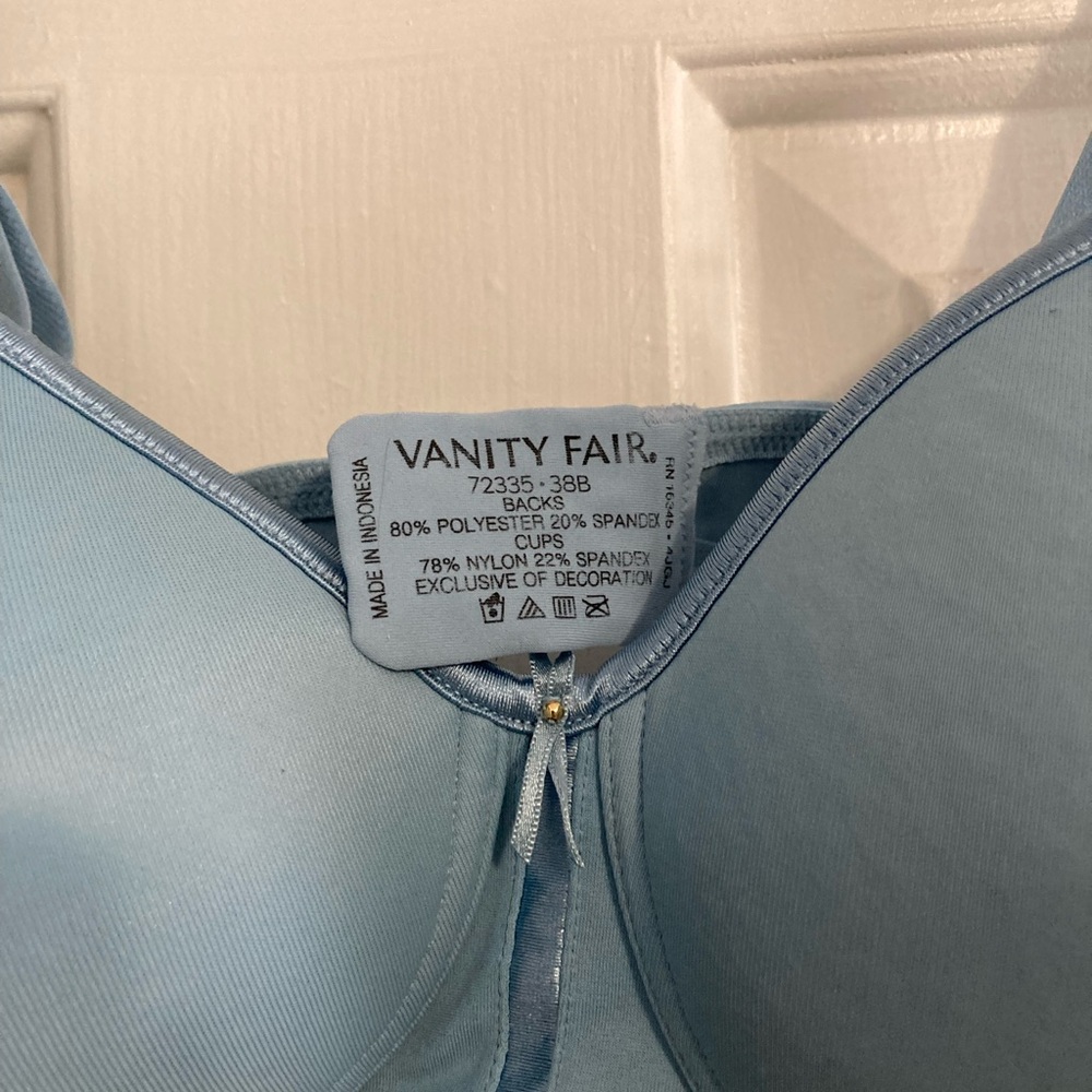 Vanity Fair Women's Sky Blue Bra